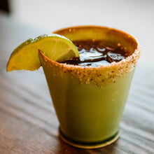Load image into Gallery viewer, Spicy Margarita made with Make &amp; Muddle&#39;s 2 Pepper Agave Syrup