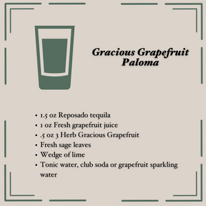 3 Herb Gracious Grapefruit Syrup