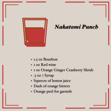 Load image into Gallery viewer, Orange Ginger Cranberry Shrub Cocktail Mixer