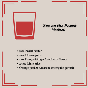 Orange Ginger Cranberry Shrub Cocktail Mixer